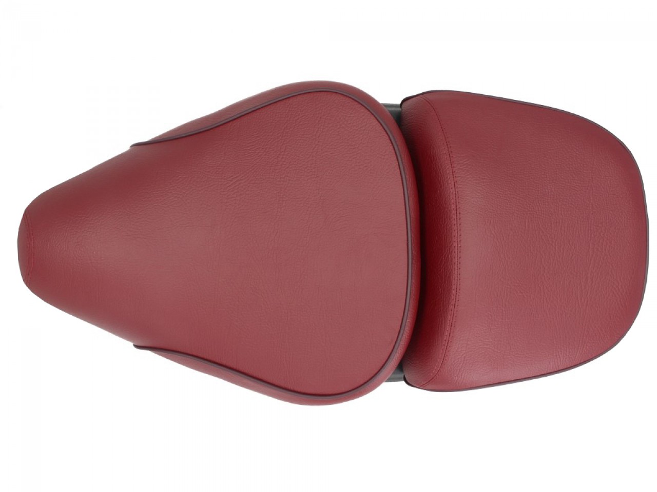 Vespa 2 posti in vera pelle rosso per LX 50-150cc Touring, ET2/ET4 /LX/LXV/S 50-150cc-