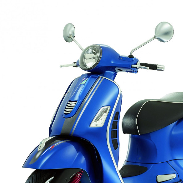 Set di adesivi originali Vespa GTS Super Sport grigio/argento
