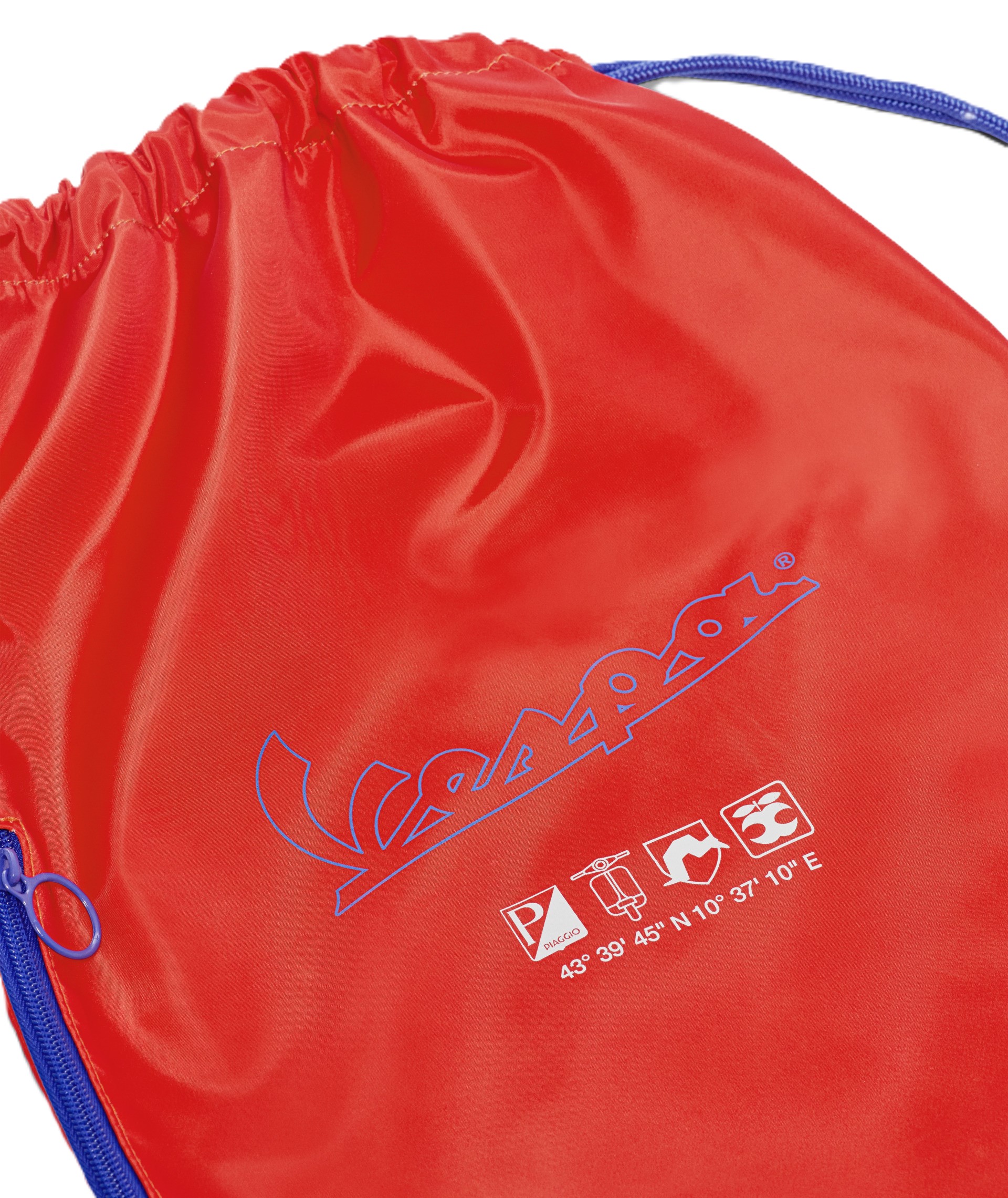 Borsa da palestra/zaino Vespa arancione Flame, collezione DEC