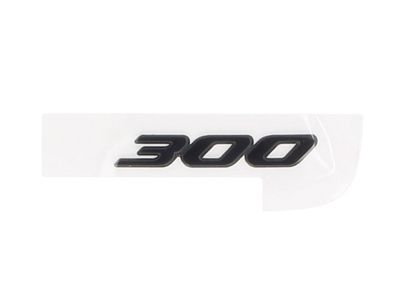 Lettere, 300, nero, opaco
