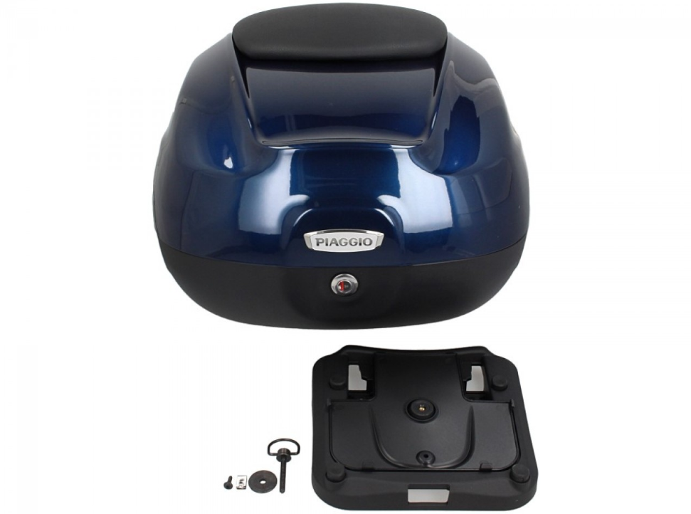 Baule da 37 L con schienale per Piaggio Medley 125/150 (16-18) - blue midnight 222/A