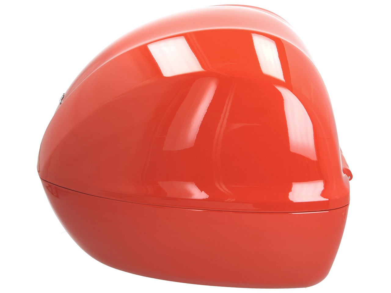 Baule posteriore Vespa da 32 litri, arancione lucido, modello A11, senza schienale