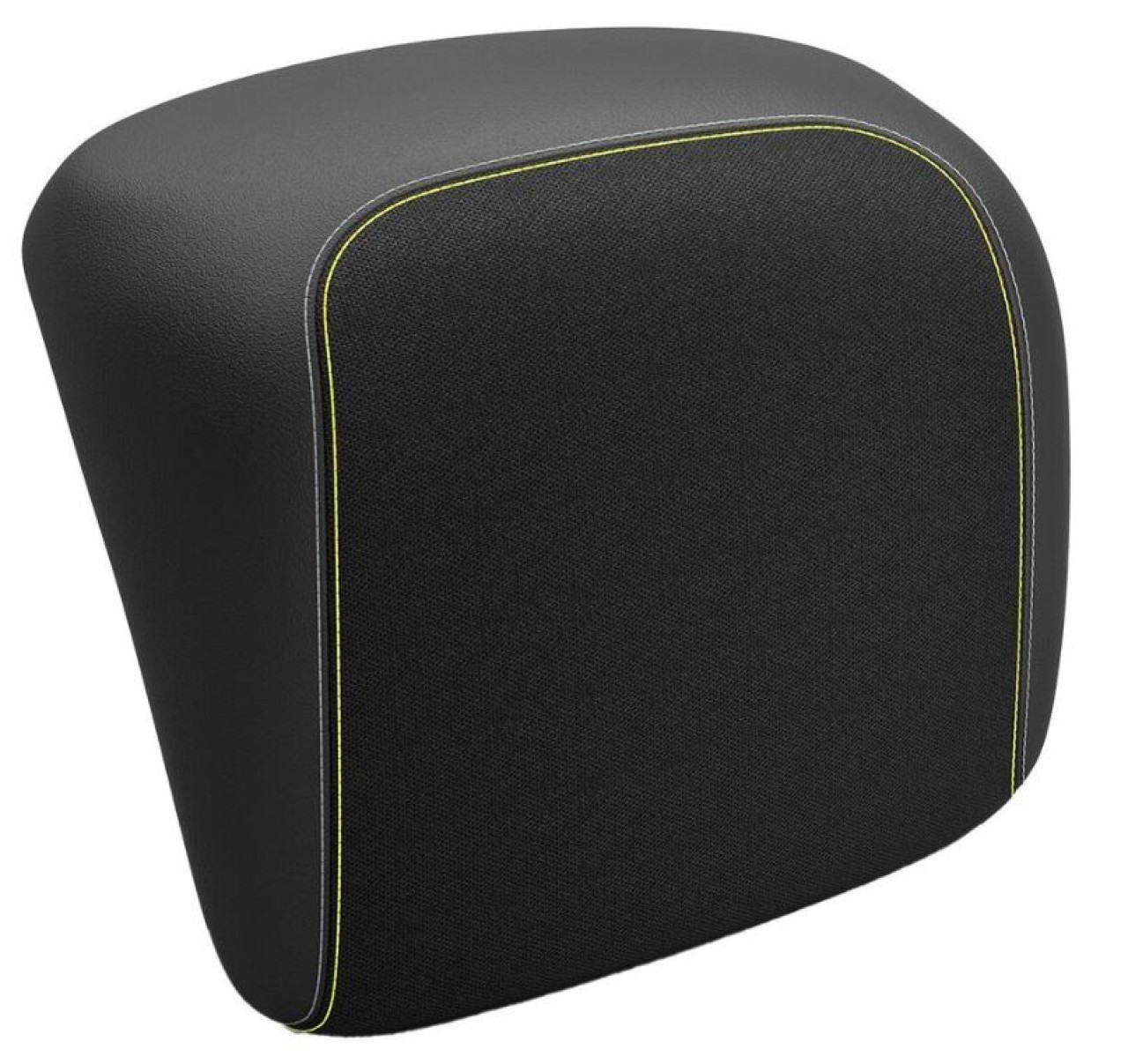 Schienale originale per bauletto Vespa GTS/GTV - nero, cuciture gialle