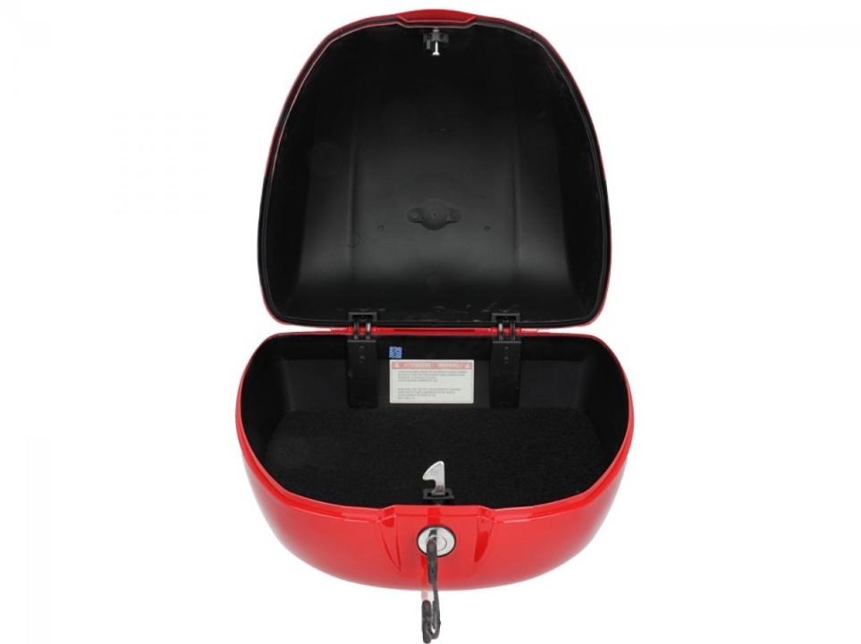 Baule posteriore Vespa 32 L rosso lucido 894 senza schienale