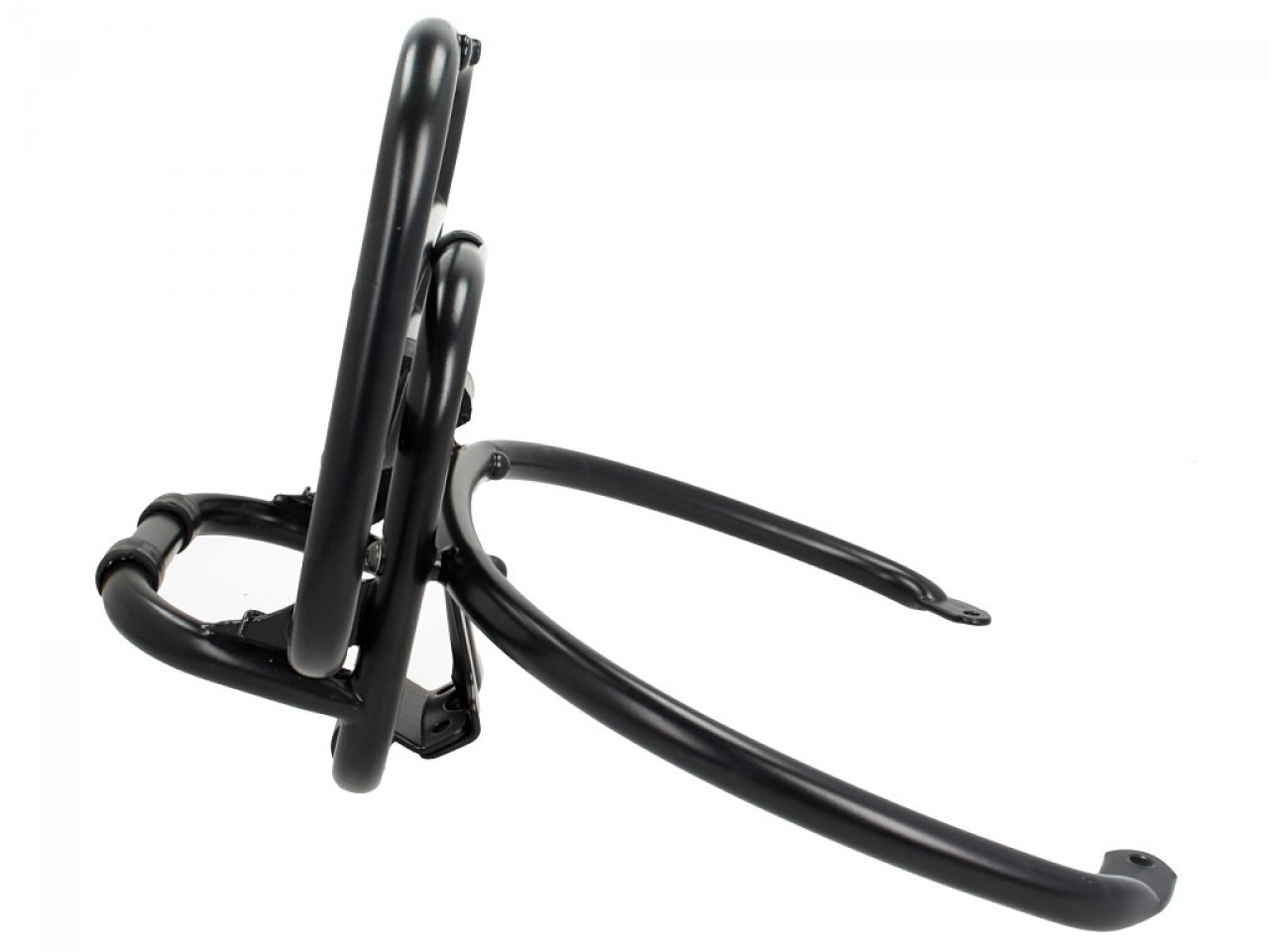 Portapacchi posteriore pieghevole originale nero per Vespa GTS/GTV
