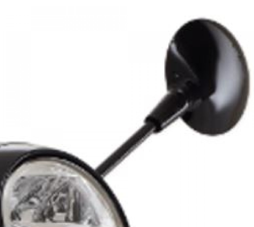 Specchio sinistro, nero per Vespa GTS Super Tech HPE