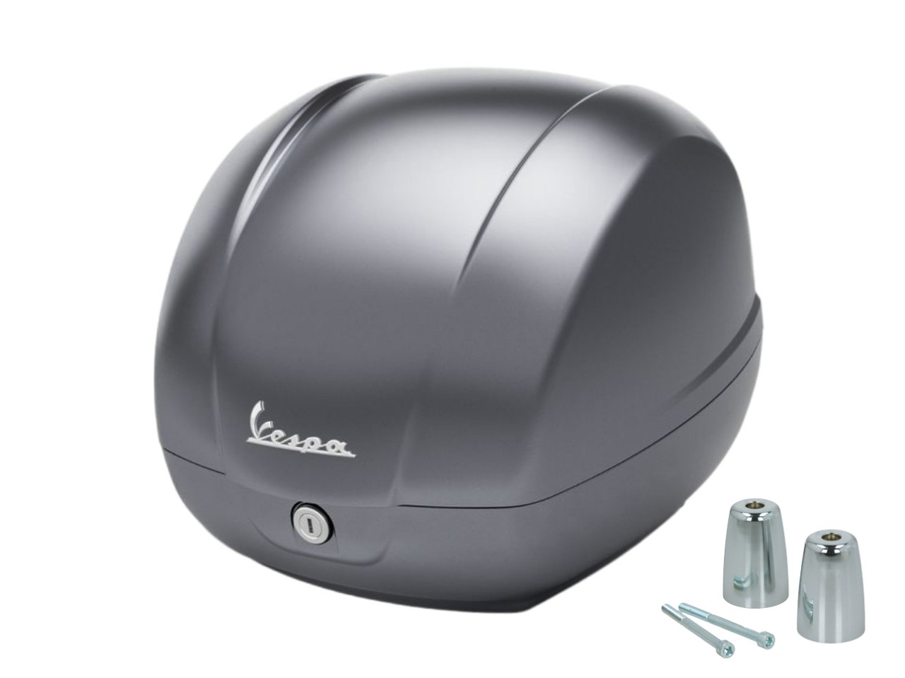 Baule originale da 36 litri grigio opaco 707/C per Vespa GTS 125/310 e GTV 310