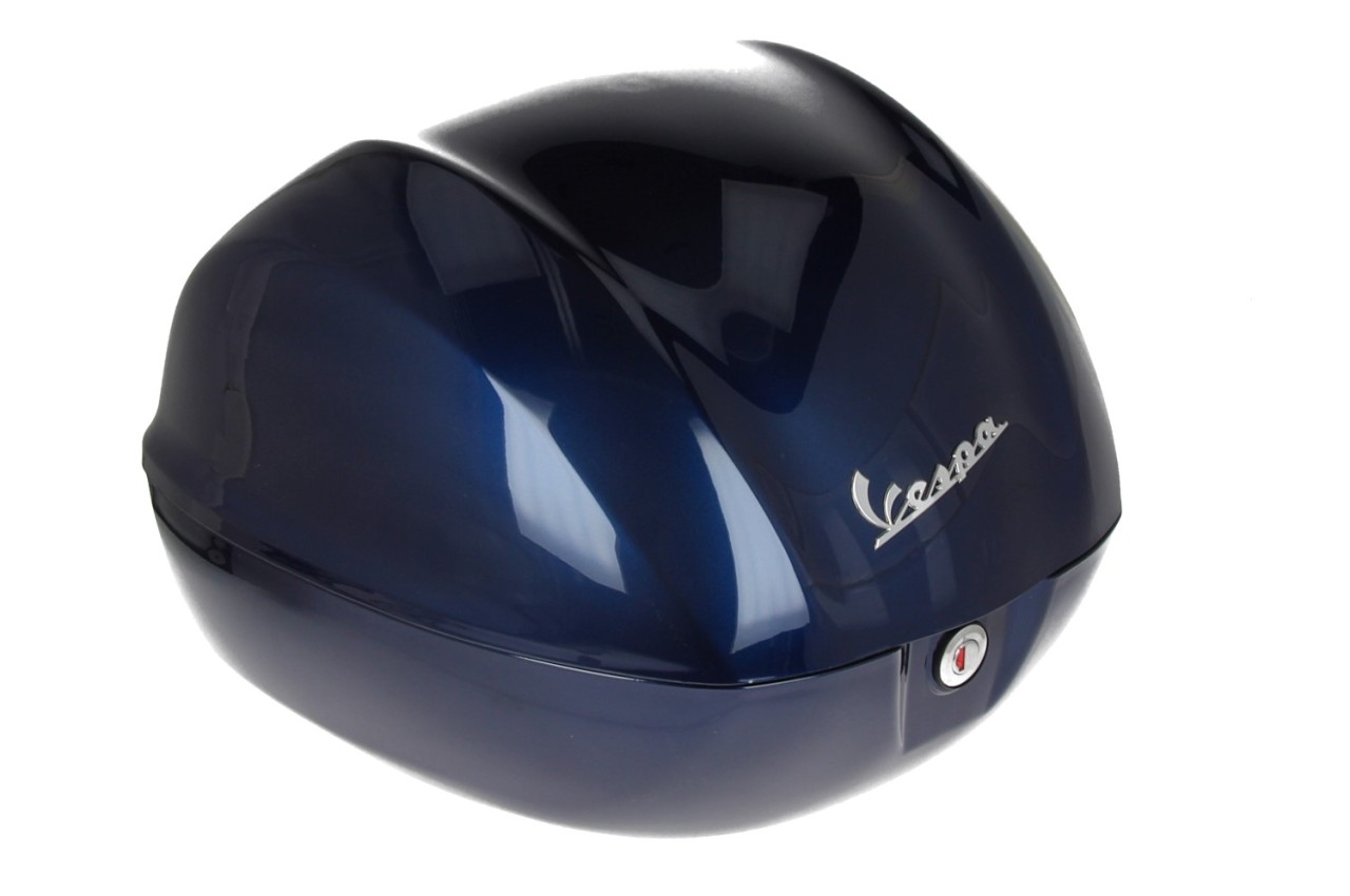Baule Vespa originale da 32 litri blu scuro 289/A senza schienale