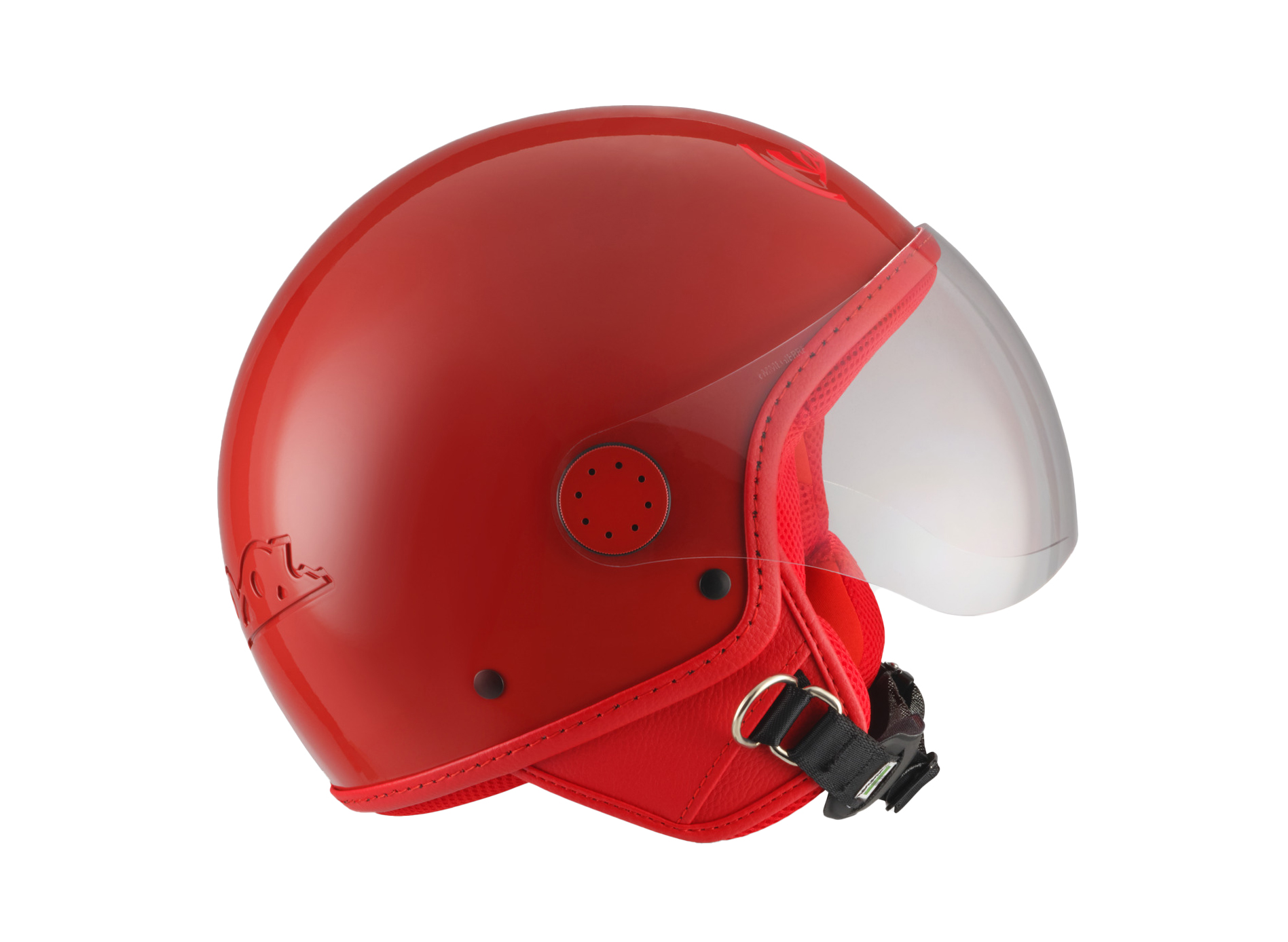 Casco Vespa jet Visiera 4.0 rosso