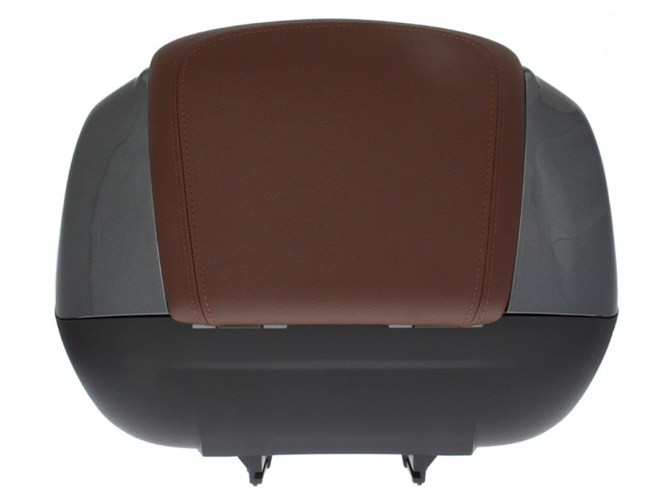 Baule da 37 litri con schienale per Piaggio Medley 125/150 (16-18) - grigio 798/B