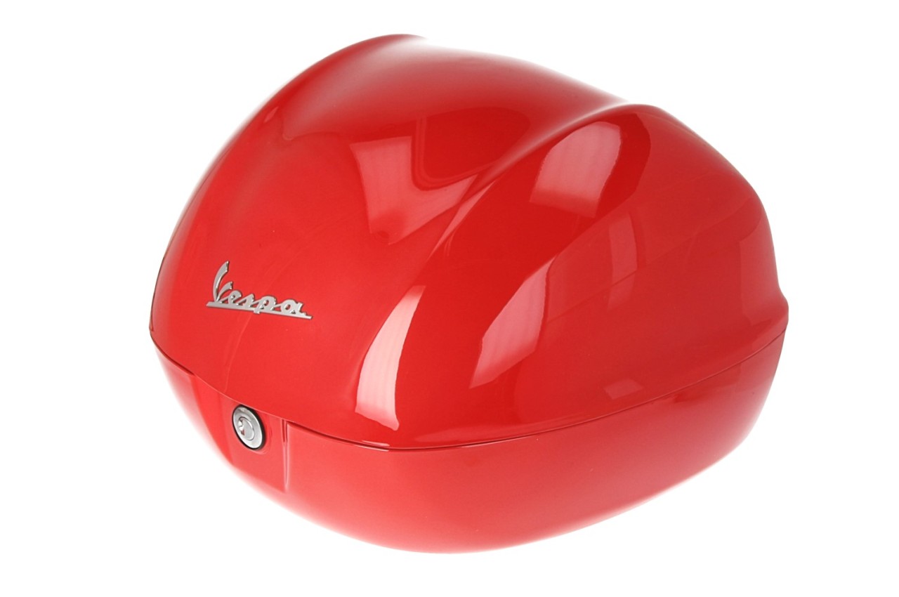 Baule posteriore Vespa 32 L rosso lucido 894 senza schienale