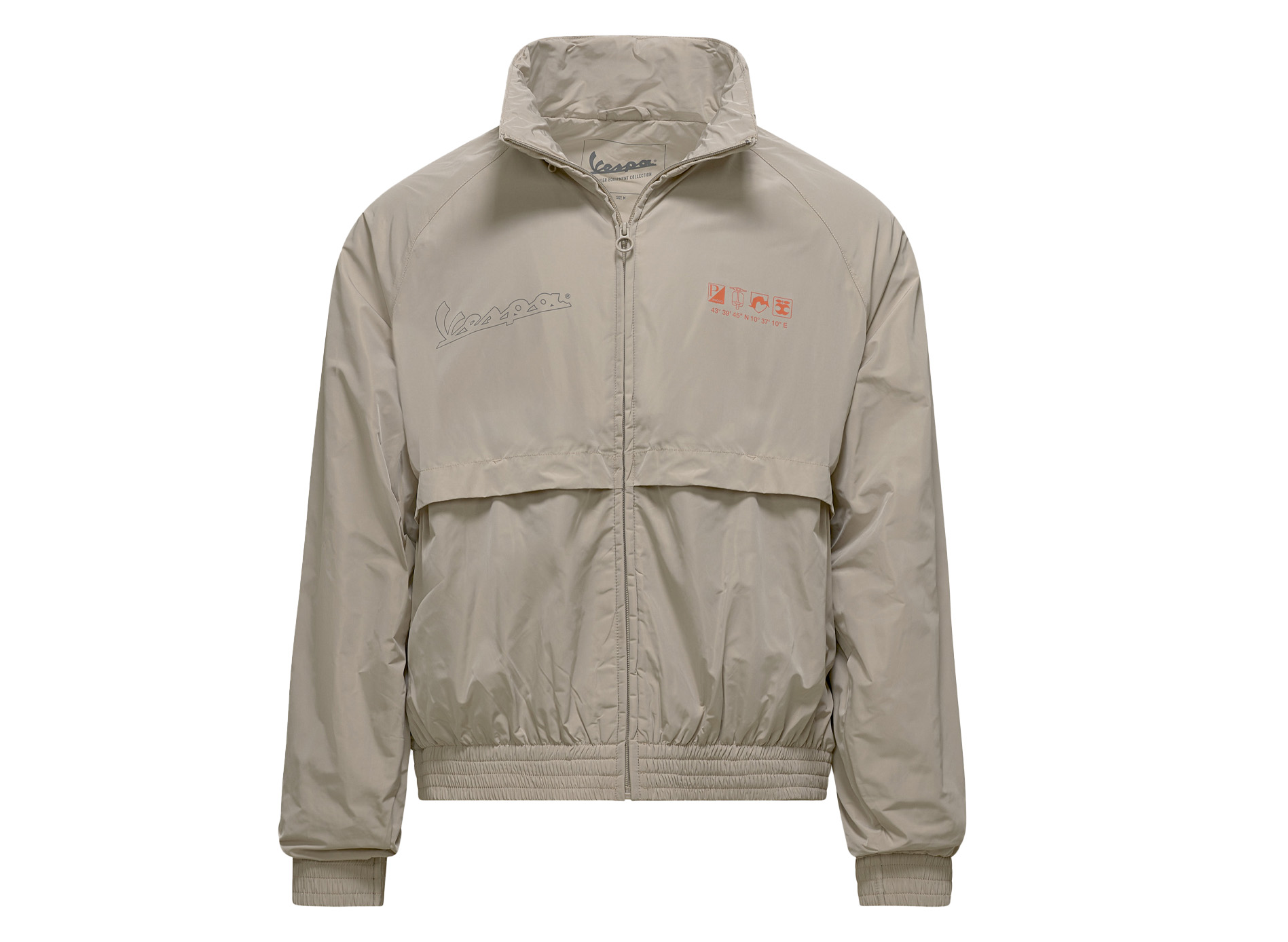 Giacca a vento Vespa Nomad beige collezione DEC