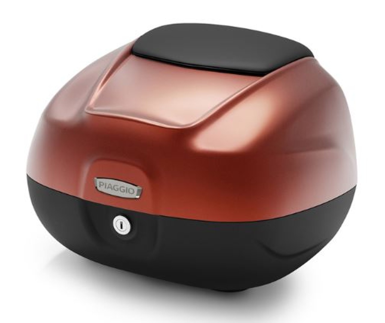 Baule da 37 litri con schienale per Piaggio MP3 HPE RST 400 Sport (2022) - arancione opaco A16