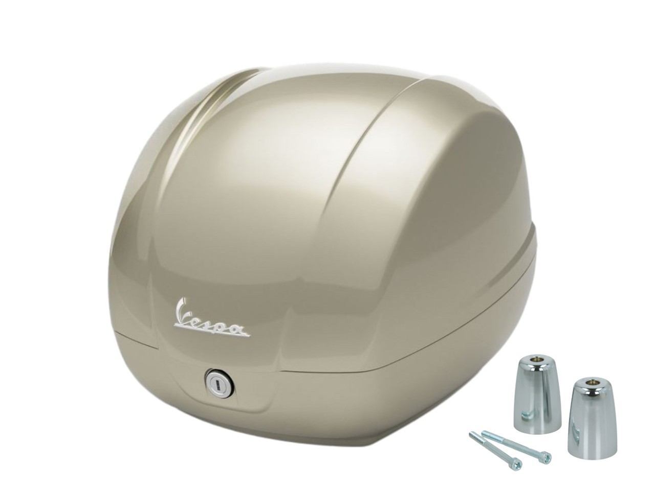 Baule originale da 36 litri beige Q01 per Vespa GTS 125/310 e GTV 310