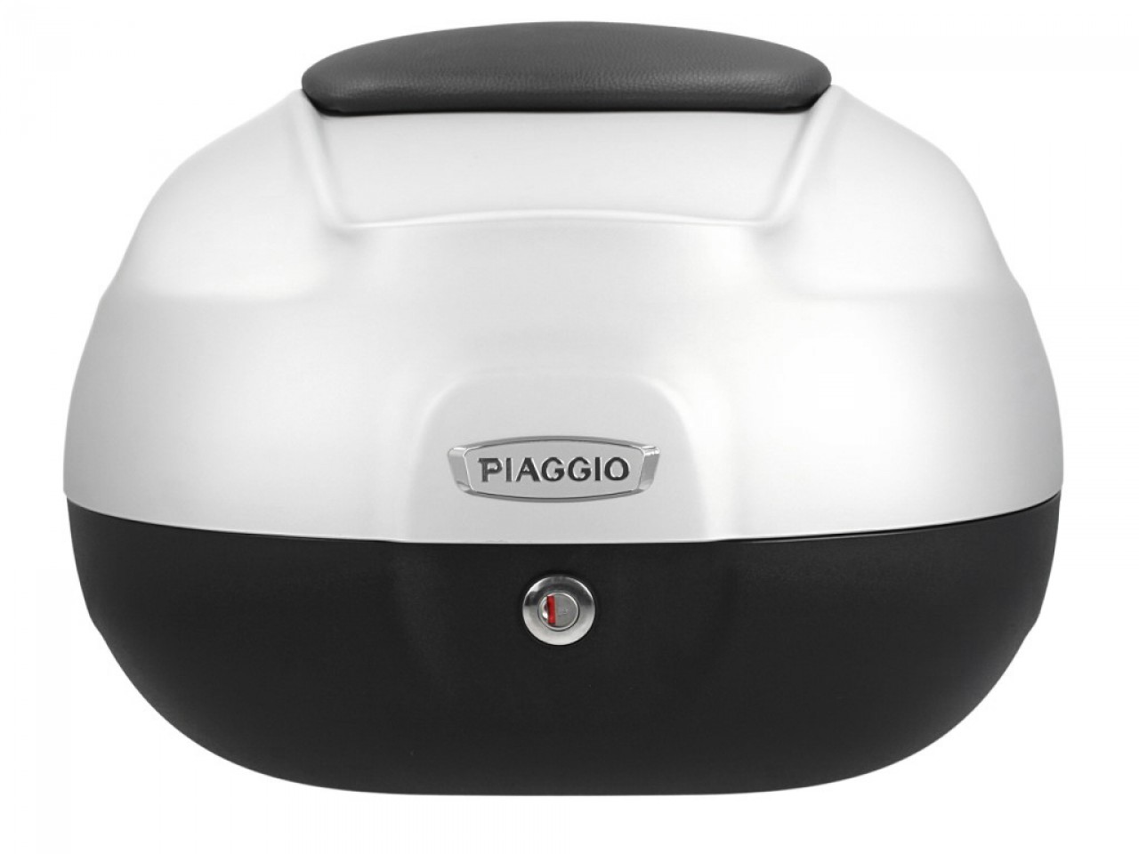 Baule da 37 L con schienale per Piaggio Beverly Sport 300/350 (16-20) - grigio opaco 760/B