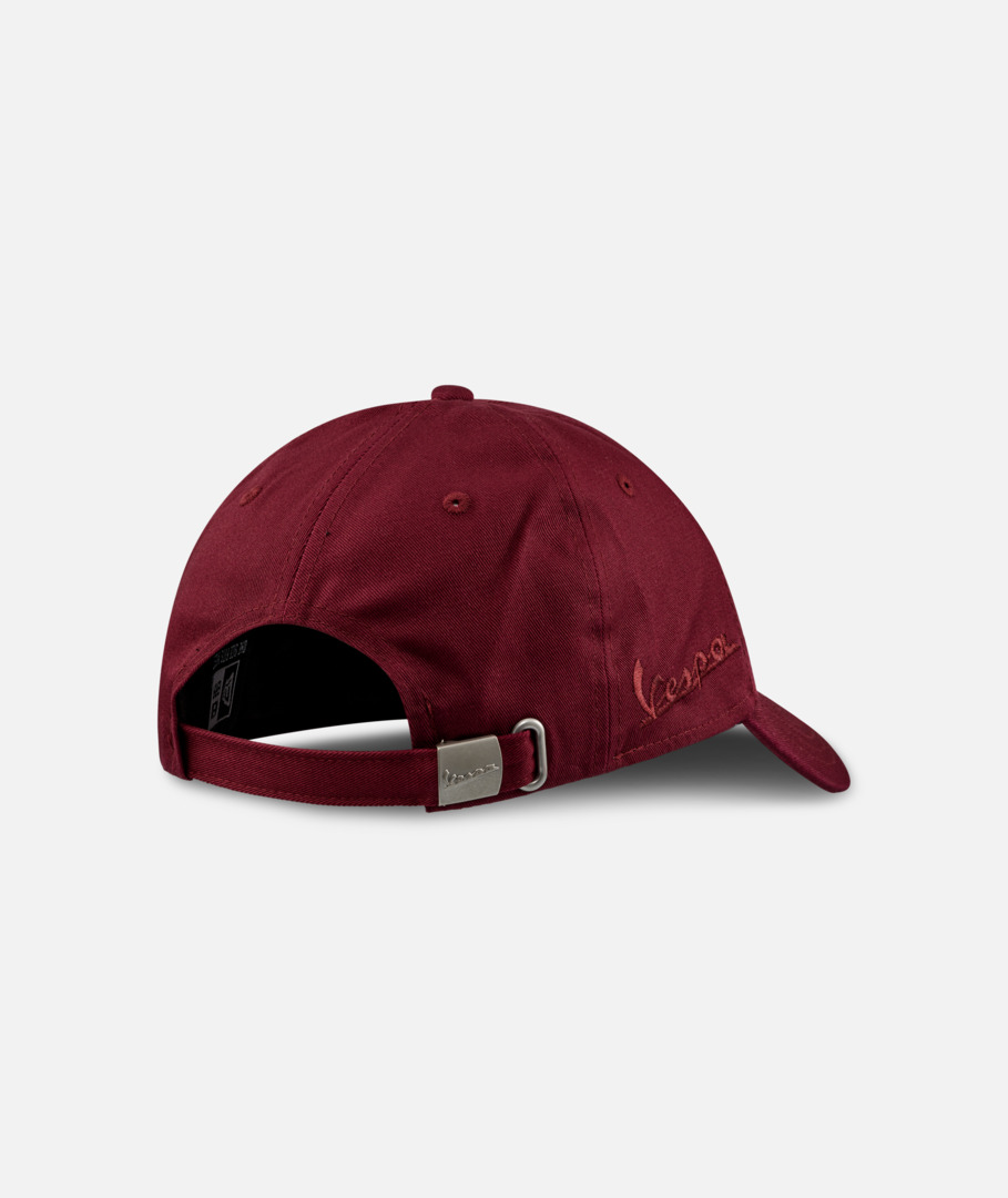 Cappello da baseball Vespa DEC Glitter New Era 9Forty rosso