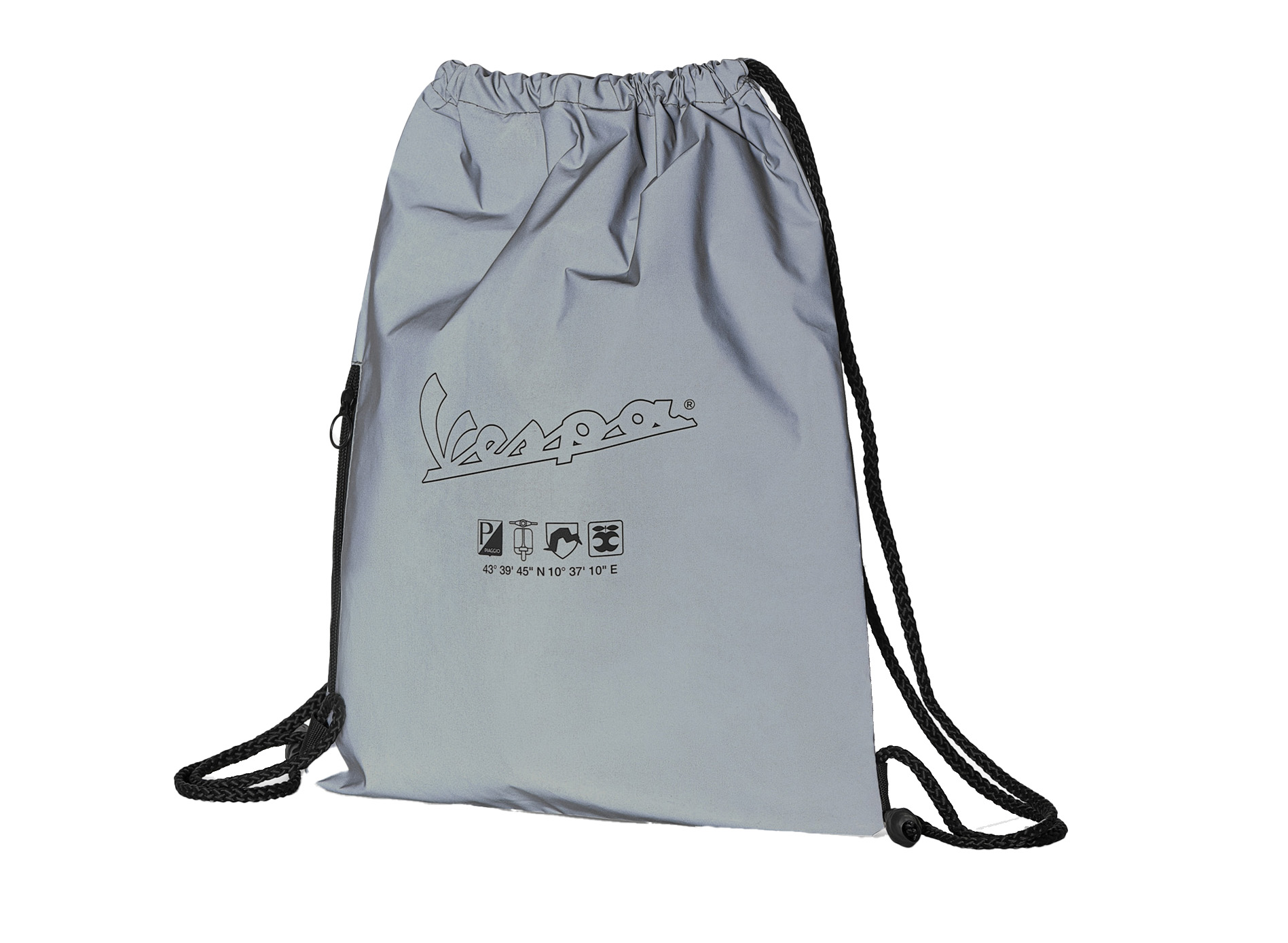 Borsa da palestra/zaino Vespa Blade grigio, collezione DEC