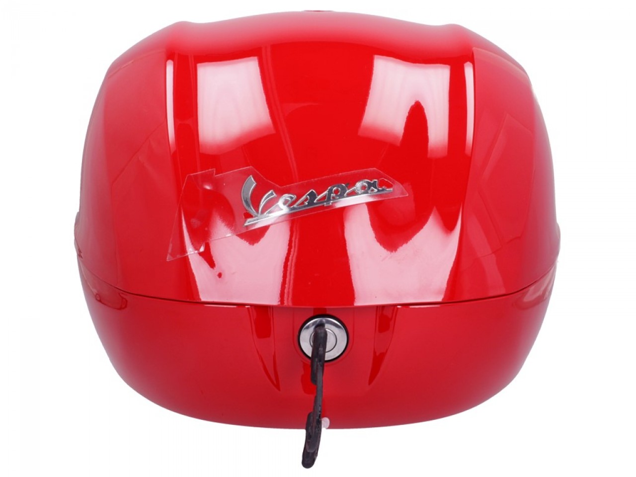 Kit bauletto 32 L rosso dragon (894), portapacchi cromato per Vespa Sprint / Primavera