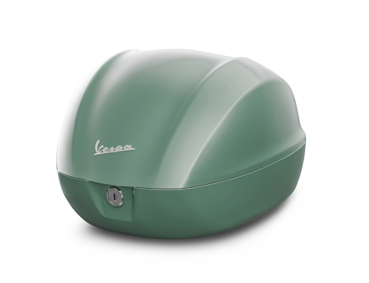 Baule posteriore Vespa 32 L verde lucido V33 senza schienale