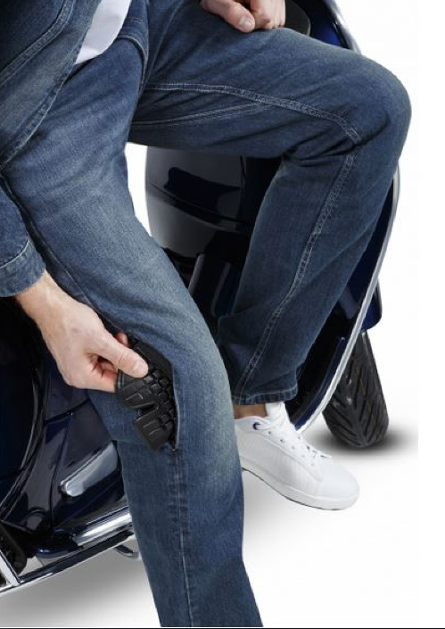 Pantaloni Vespa in poliestere denim blu