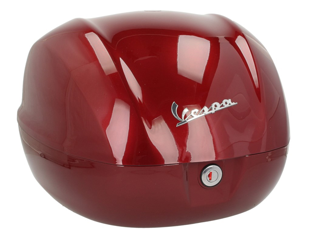 Baule posteriore Vespa 32 L rosso lucido 880/A senza schienale
