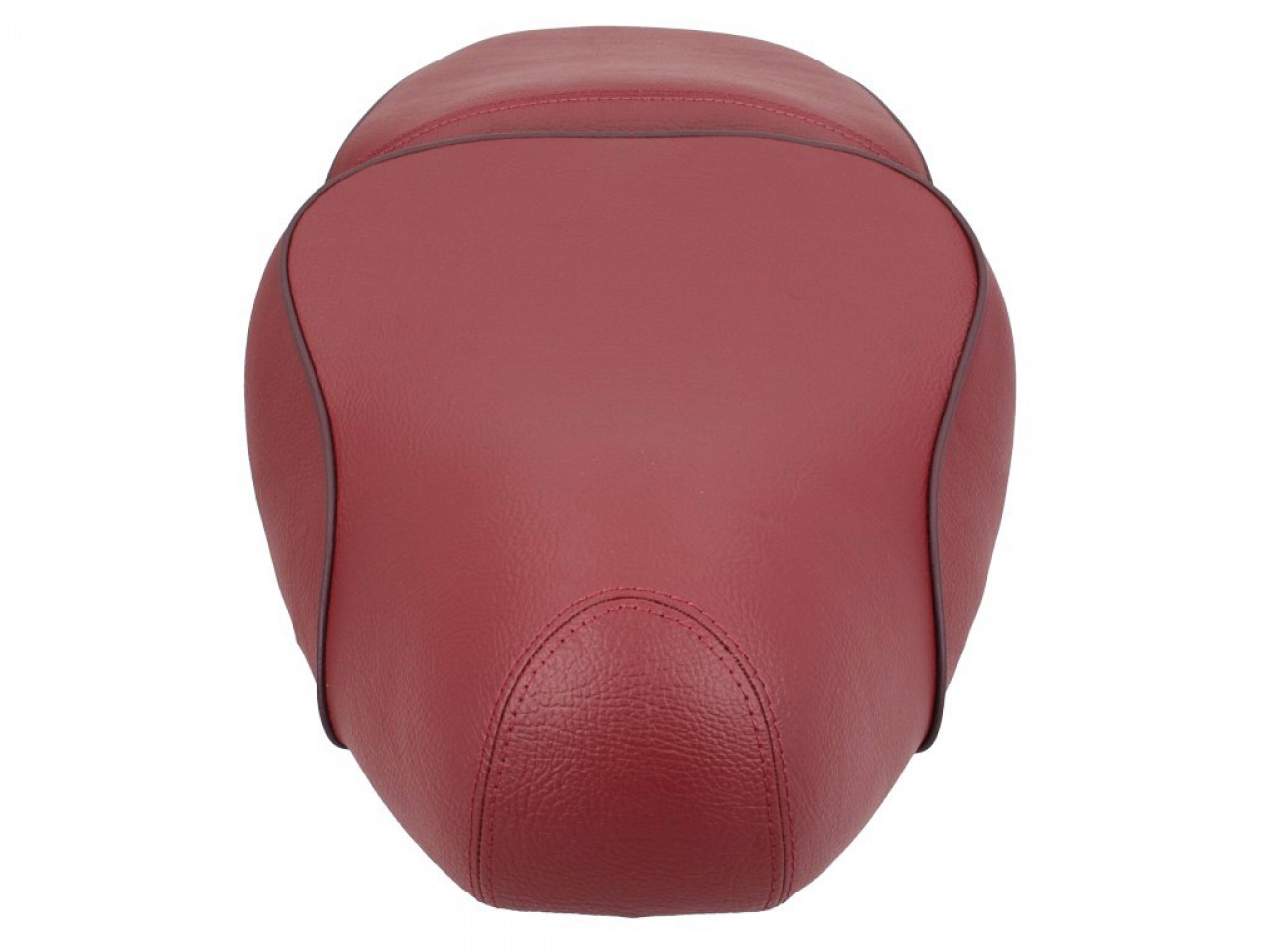 Vespa 2 posti in vera pelle rosso per LX 50-150cc Touring, ET2/ET4 /LX/LXV/S 50-150cc-