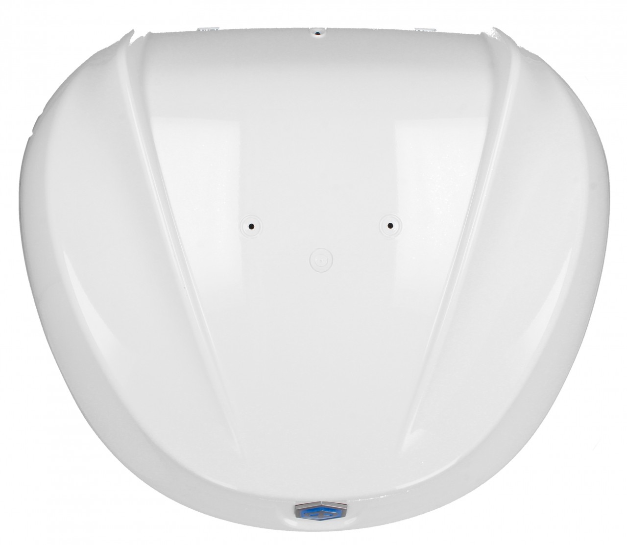 Kit bauletto 36 l. Bianco Luna 533 Originale Piaggio per Beverly HPE (incl. piastra di montaggio)