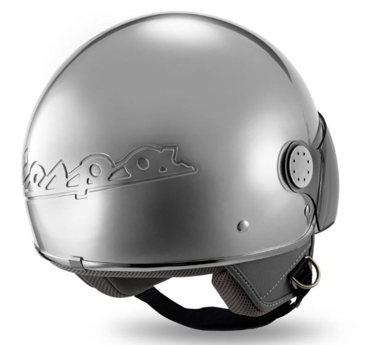 Casco jet Vespa Visor 4.0 DEC Blade argento opaco - S