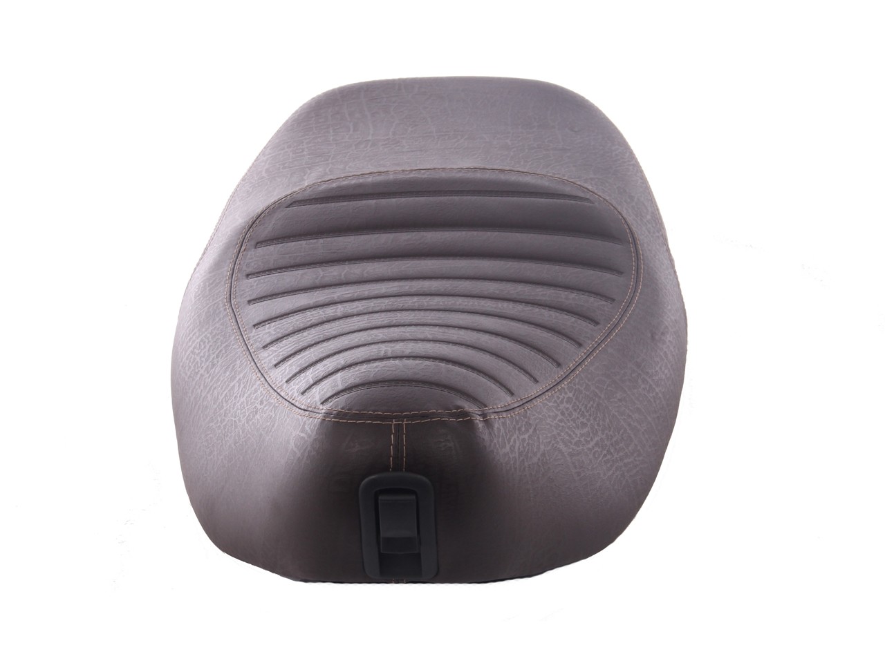Sella Vespa marrone scuro trapuntata per LX 50-150cc Touring, ET2/ET4 /LX/LXV/S 50-150cc-