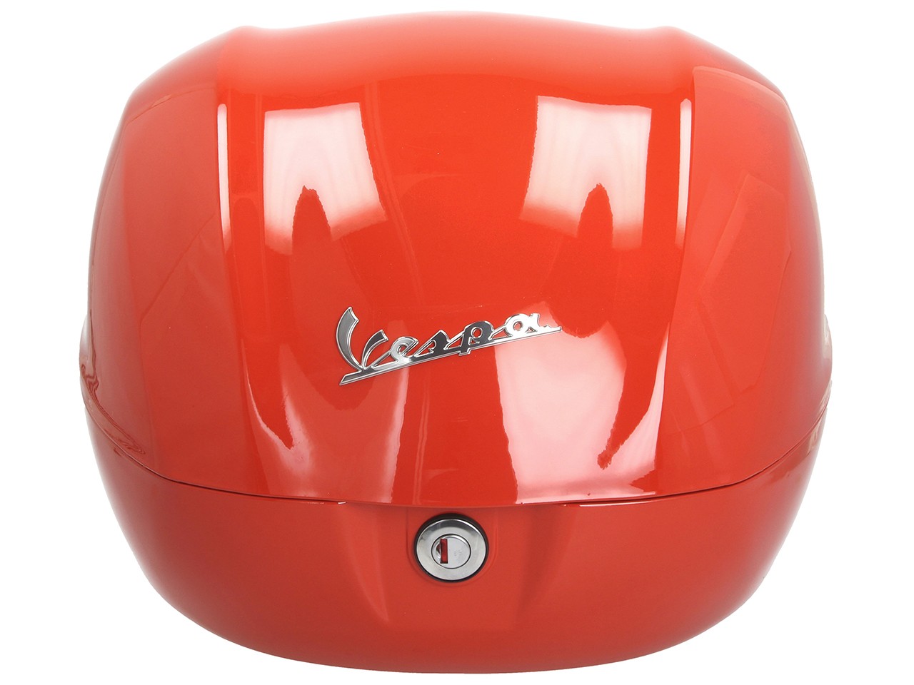Baule posteriore Vespa da 32 litri, arancione lucido, modello A11, senza schienale