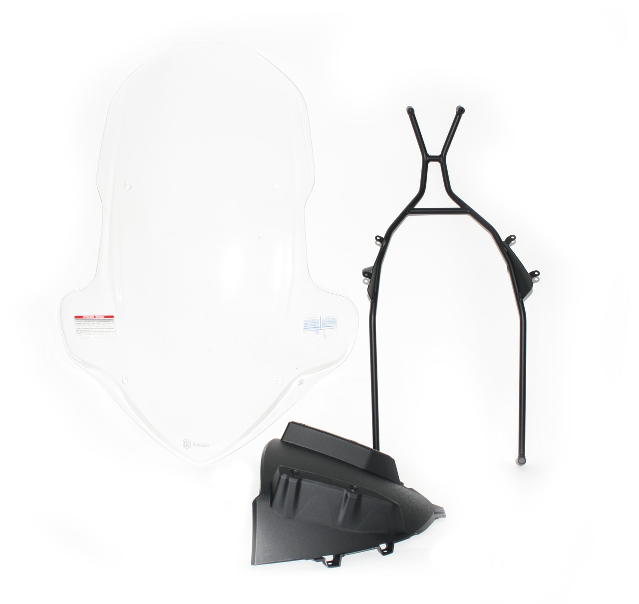 Parabrezza alto trasparente per Piaggio MP3 HPE 400 / 530