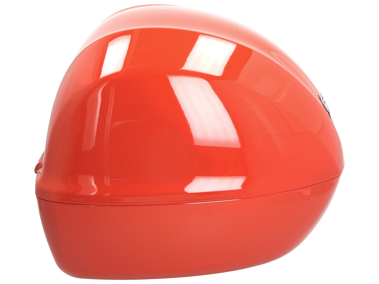 Baule posteriore Vespa da 32 litri, arancione lucido, modello A11, senza schienale