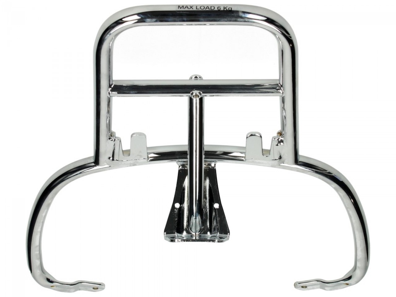 Portapacchi posteriore cromato per Vespa Primavera / Sprint / Elettrica