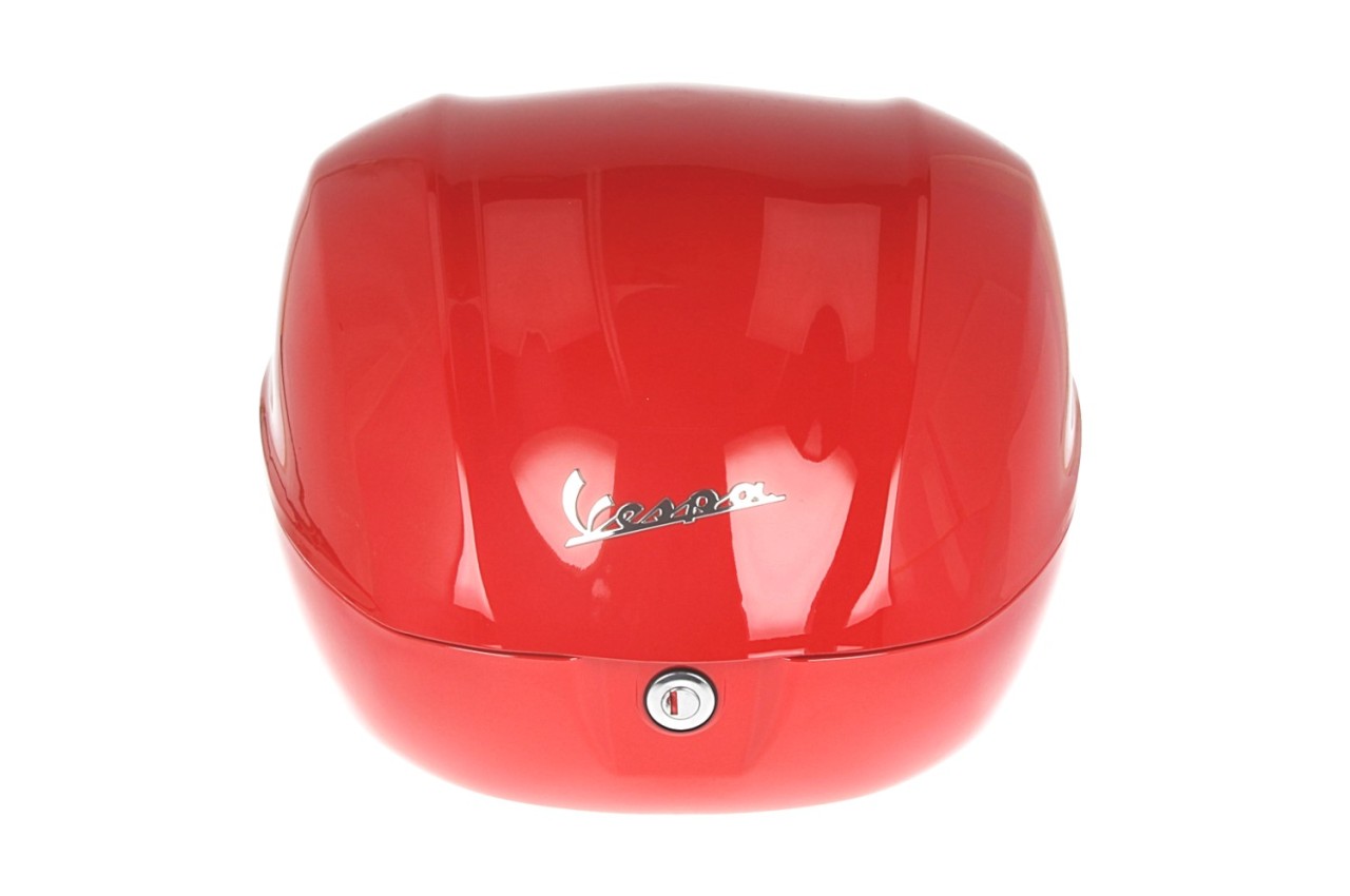 Baule posteriore Vespa 32 L rosso lucido 894 senza schienale