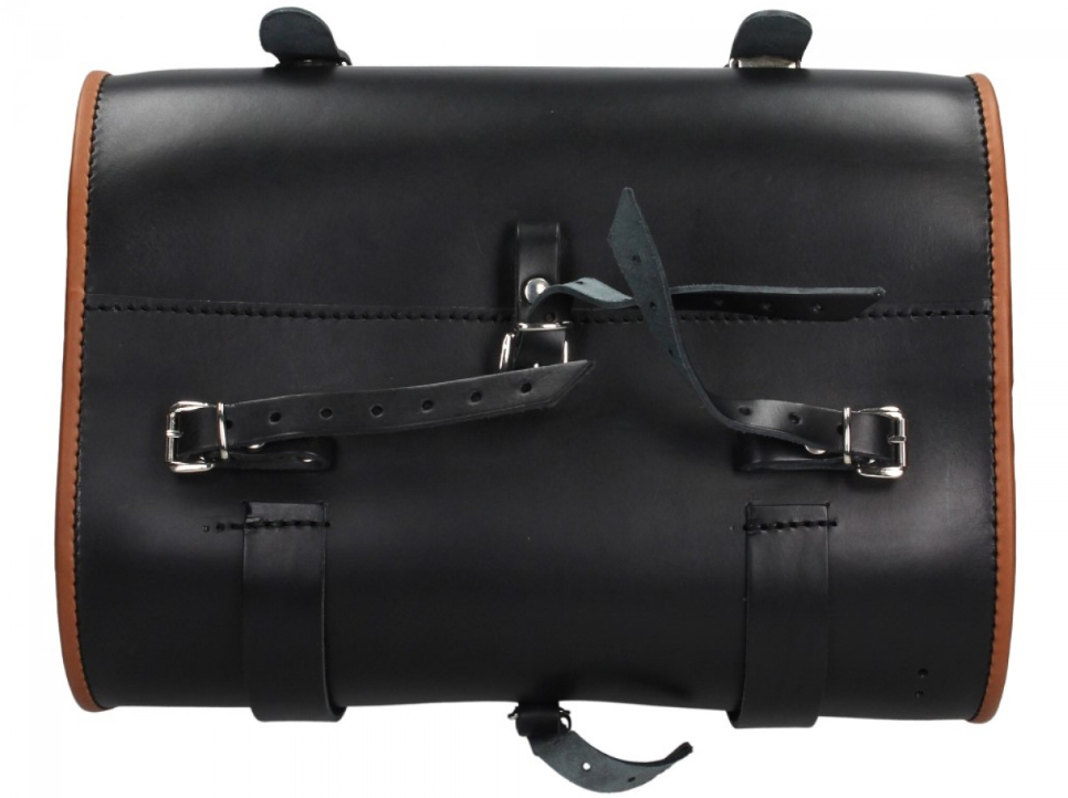 Borsa originale Vespa in pelle - Nero