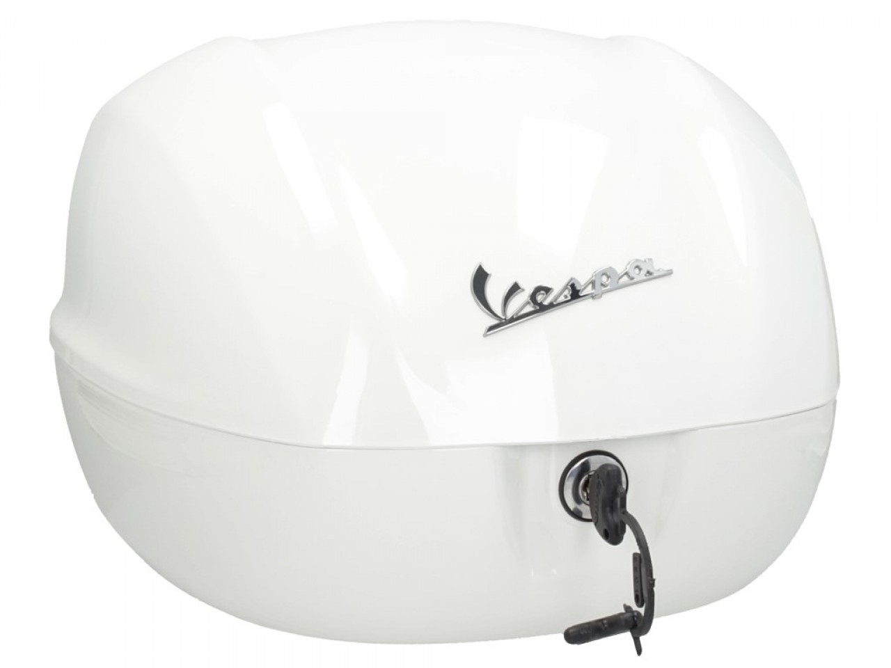 Baule posteriore Vespa 32 L bianco lucido 544 senza schienale