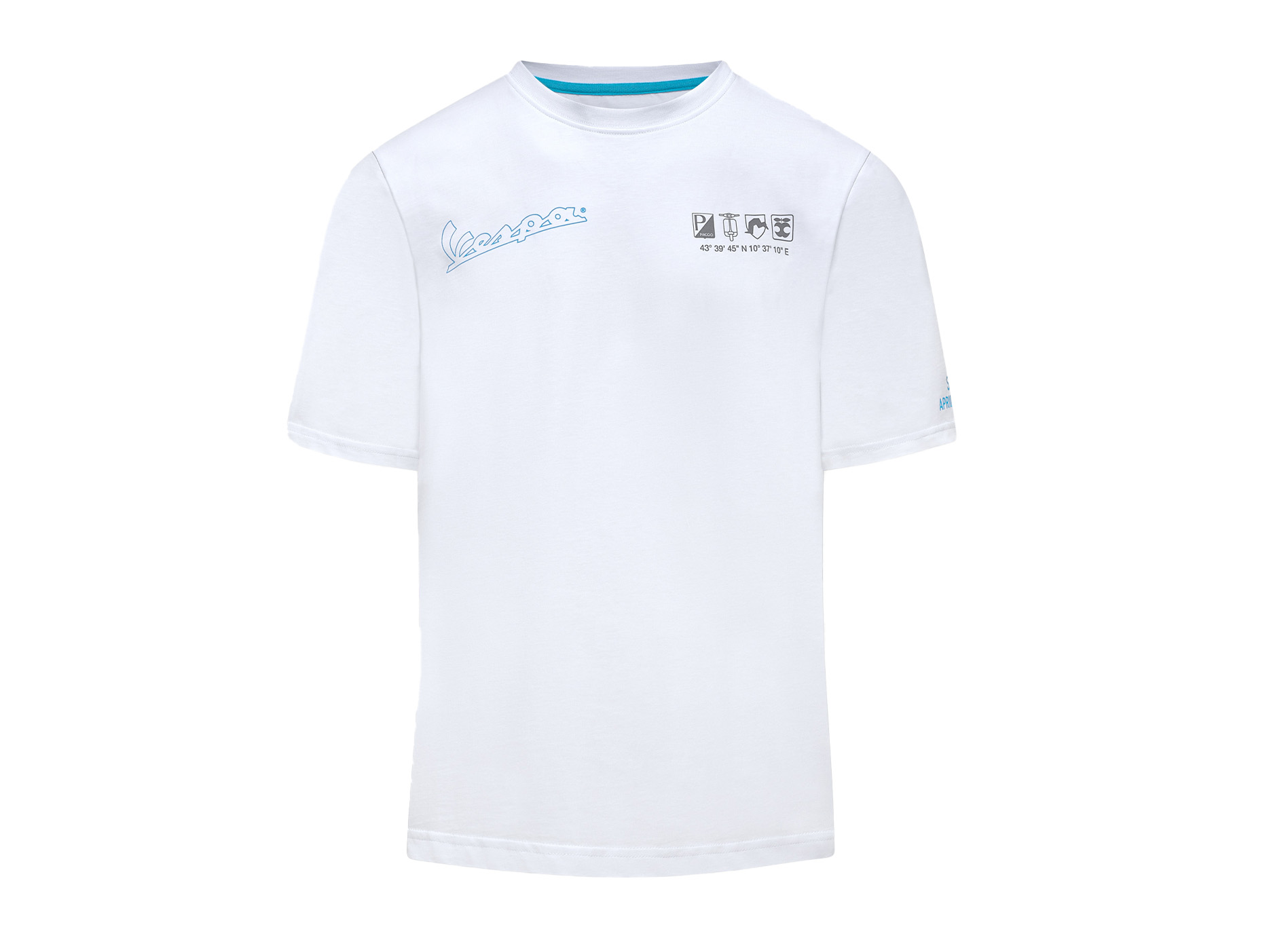 T-shirt Vespa collezione Holy white DEC