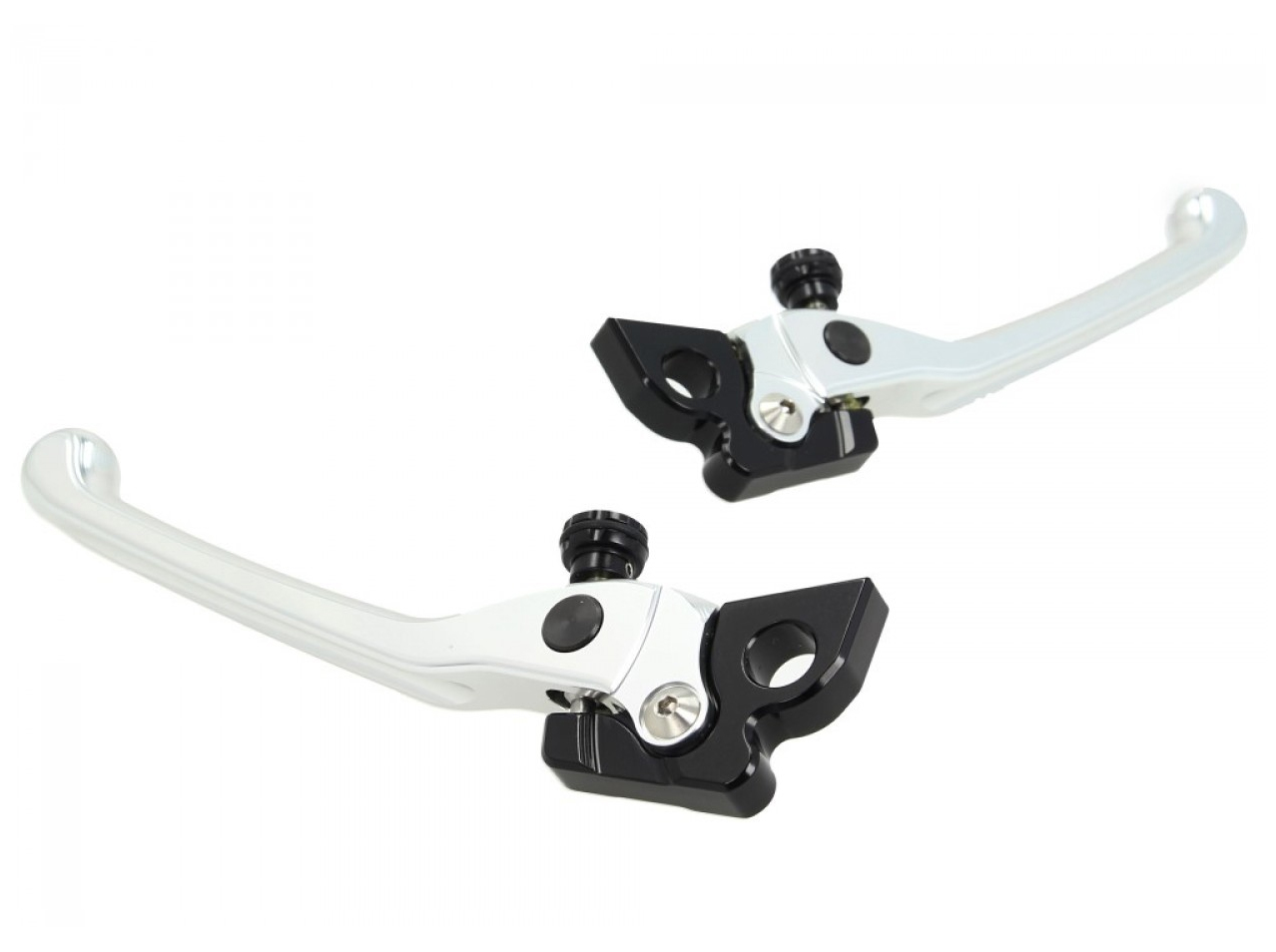 Kit manubrio, alluminio, anodizzato, set di maniglie, leve e terminali per Vespa GTS
