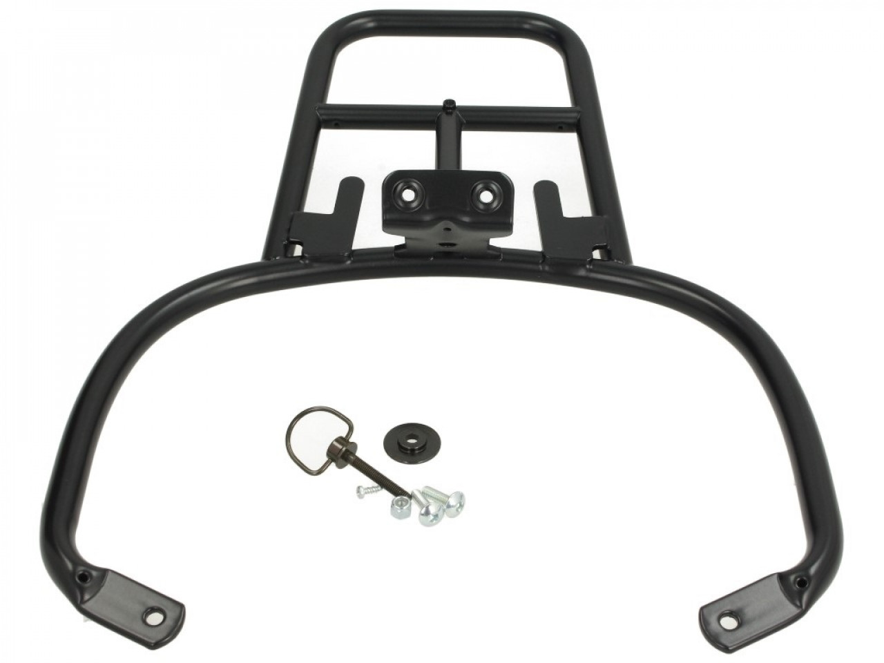Portapacchi posteriore Vespa GTS nero opaco per bauletto Vespa da 32 litri