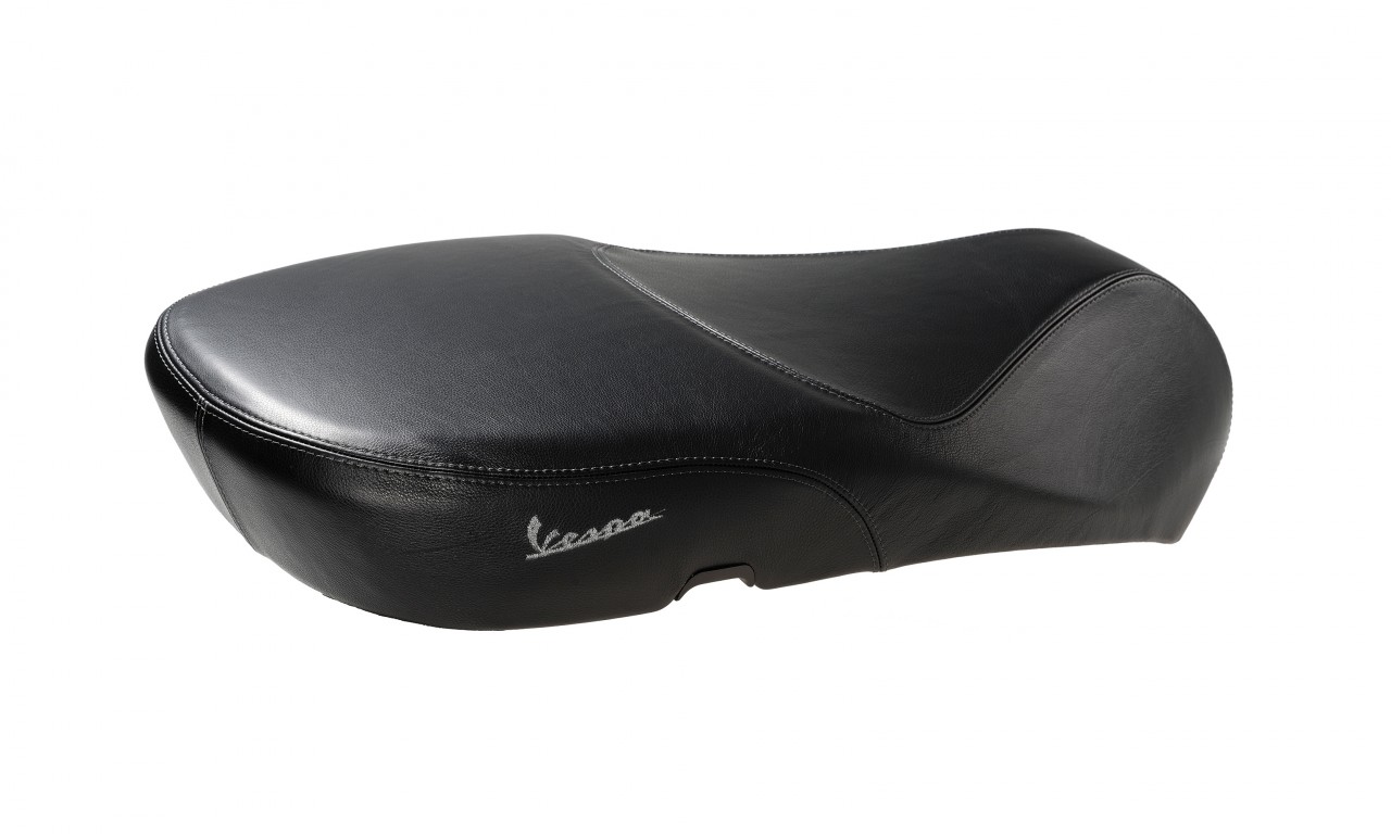Originale Vespa Genuine Leather Seat per Vespa Primavera / Sprint nero