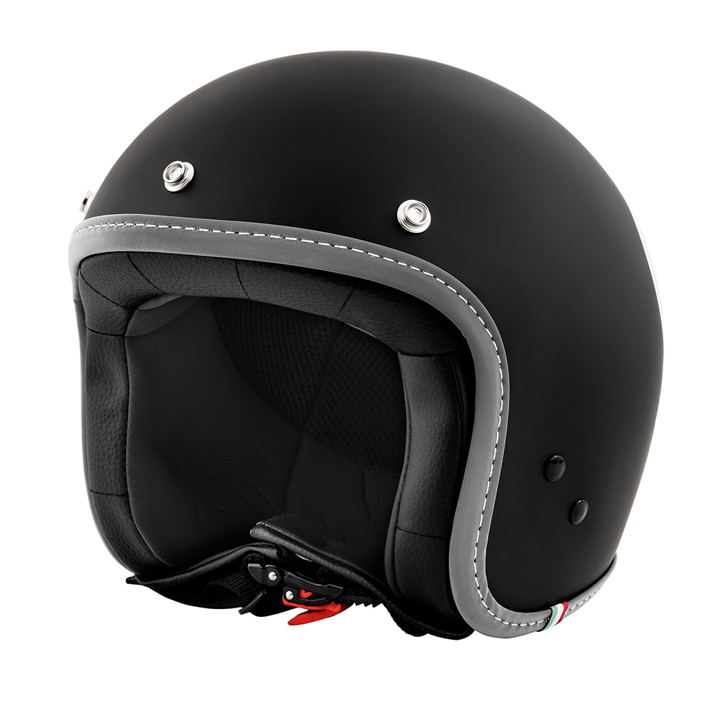 Casco Vespa jet colore nero