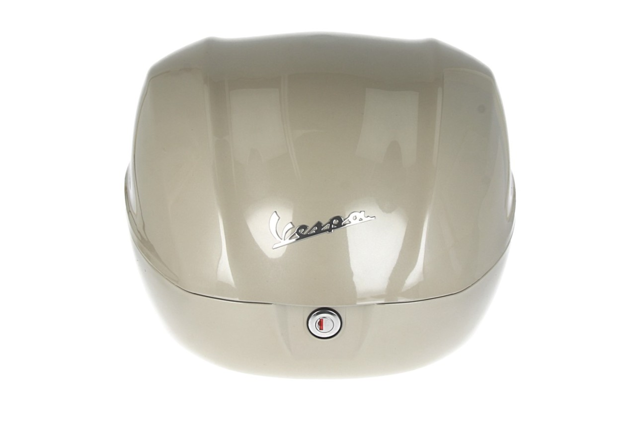 Baule originale da 32 litri beige Q01 senza schienale