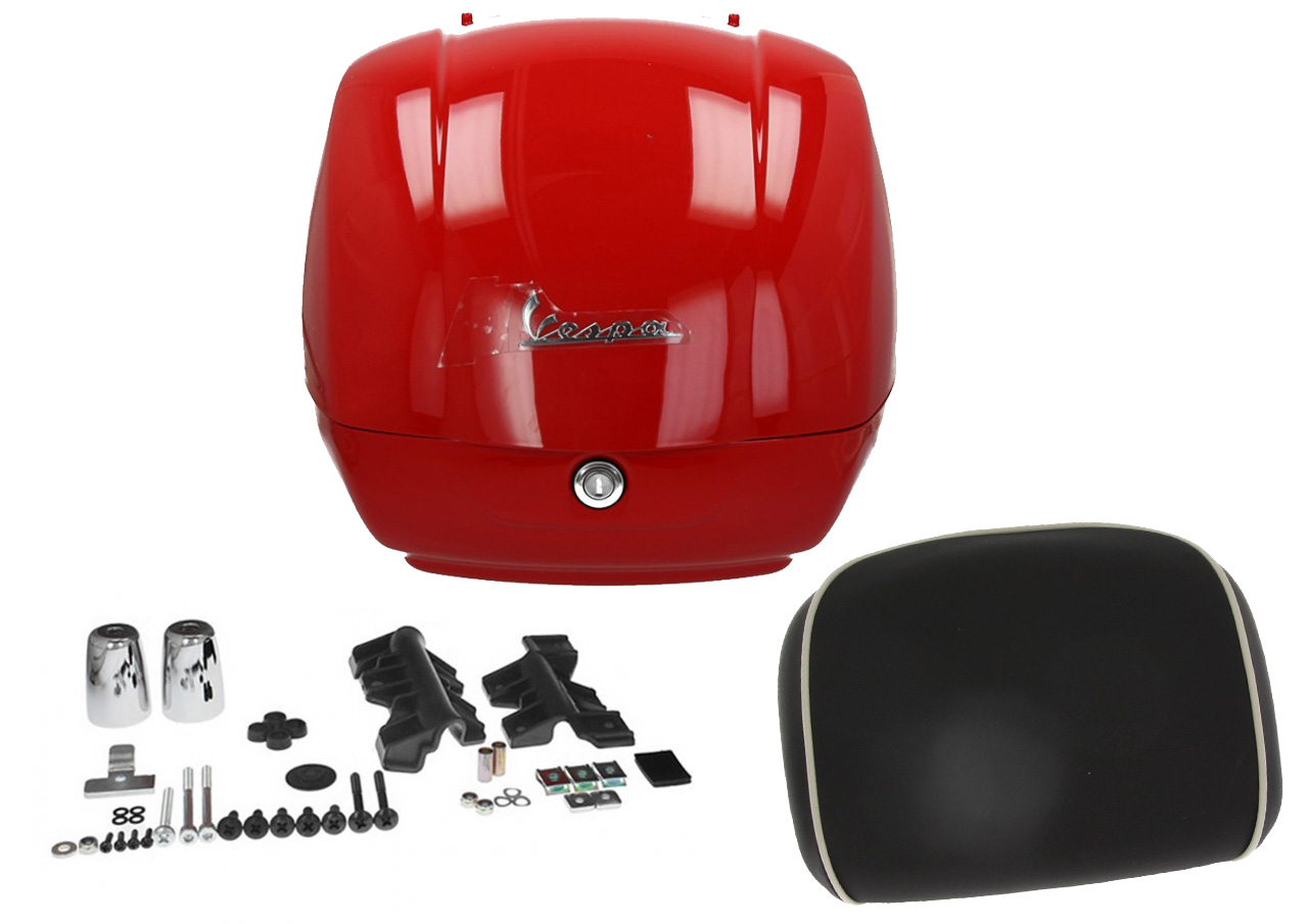 Bauletto originale per Vespa GTS - drago rosso / passione / 894