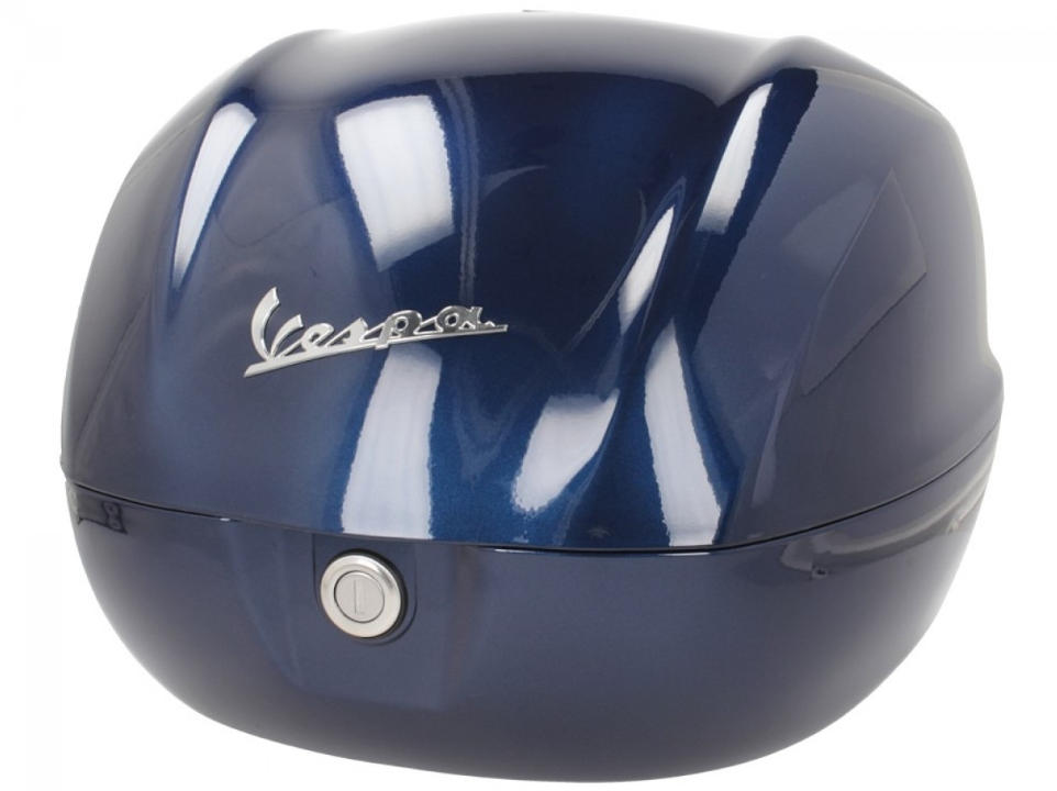 Baule Vespa da 32 litri blu lucido 222/A senza schienale