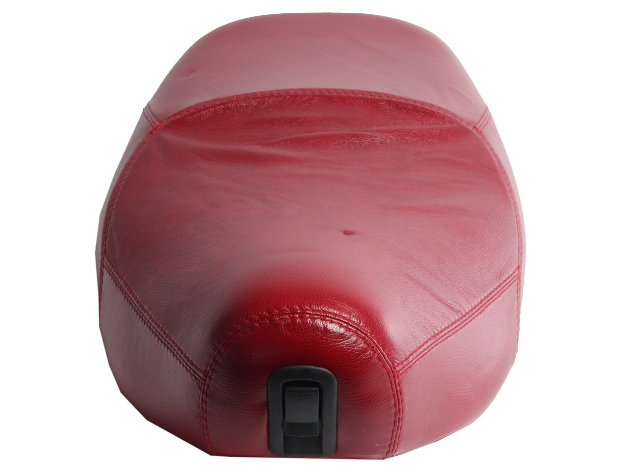 Sella Vespa in vera pelle rossa per LX 50-150cc Touring, ET2/ET4 /LX/LXV/S 50-150cc-