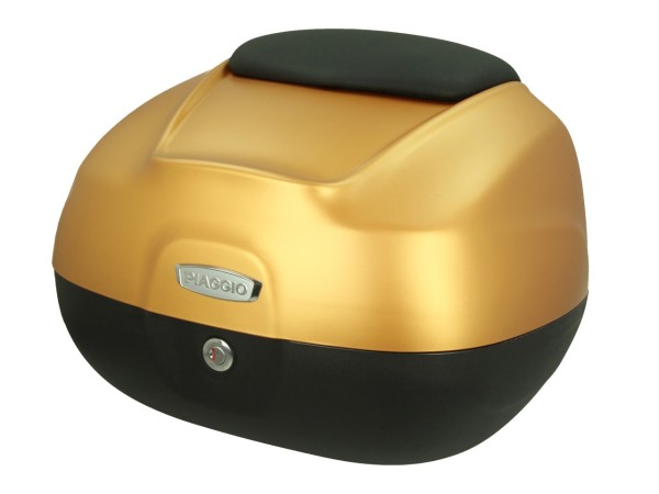 Baule da 37 L con schienale per Piaggio Medley Sport 125/200 (24-25) - giallo metallizzato opaco L10
