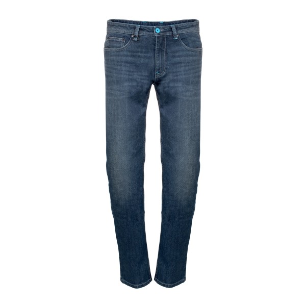 Pantaloni Vespa poliestere denim blu