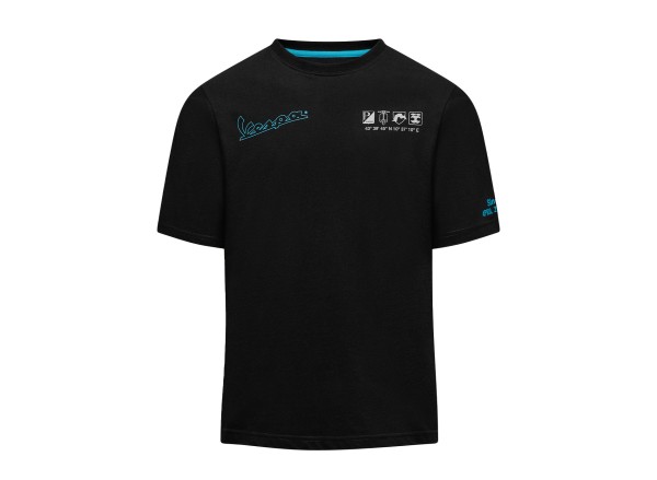 Maglietta Vespa collezione DEC nera