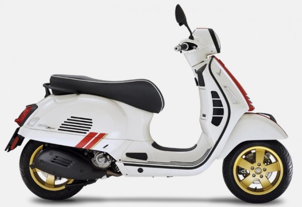 Set di decorazioni Vespa GTS Racing Sixties - Rosso