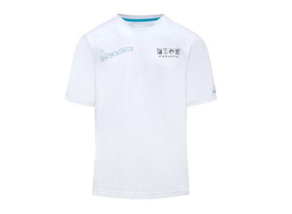 T-shirt Vespa collezione Holy white DEC